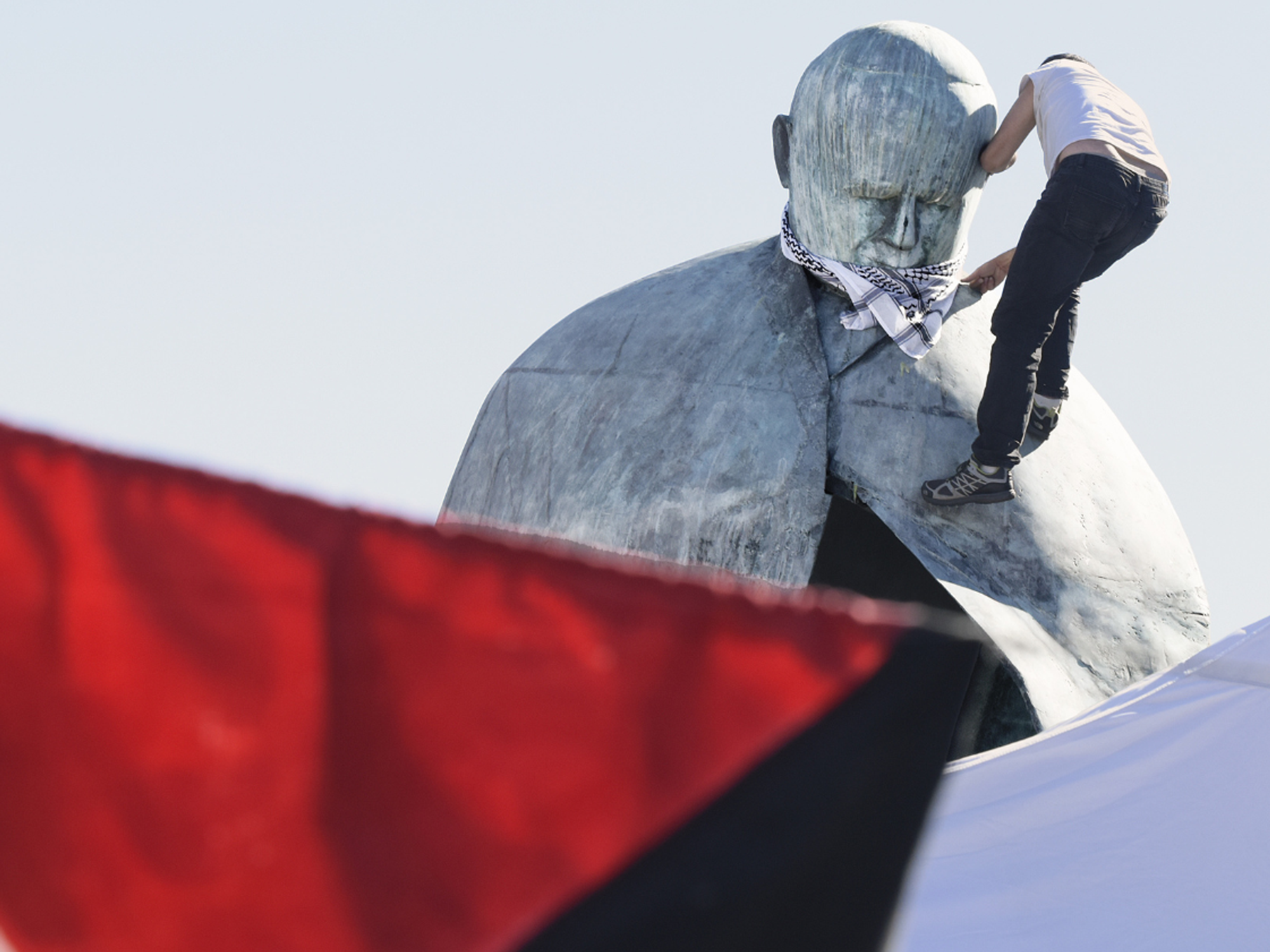 Pope John Paul II statue