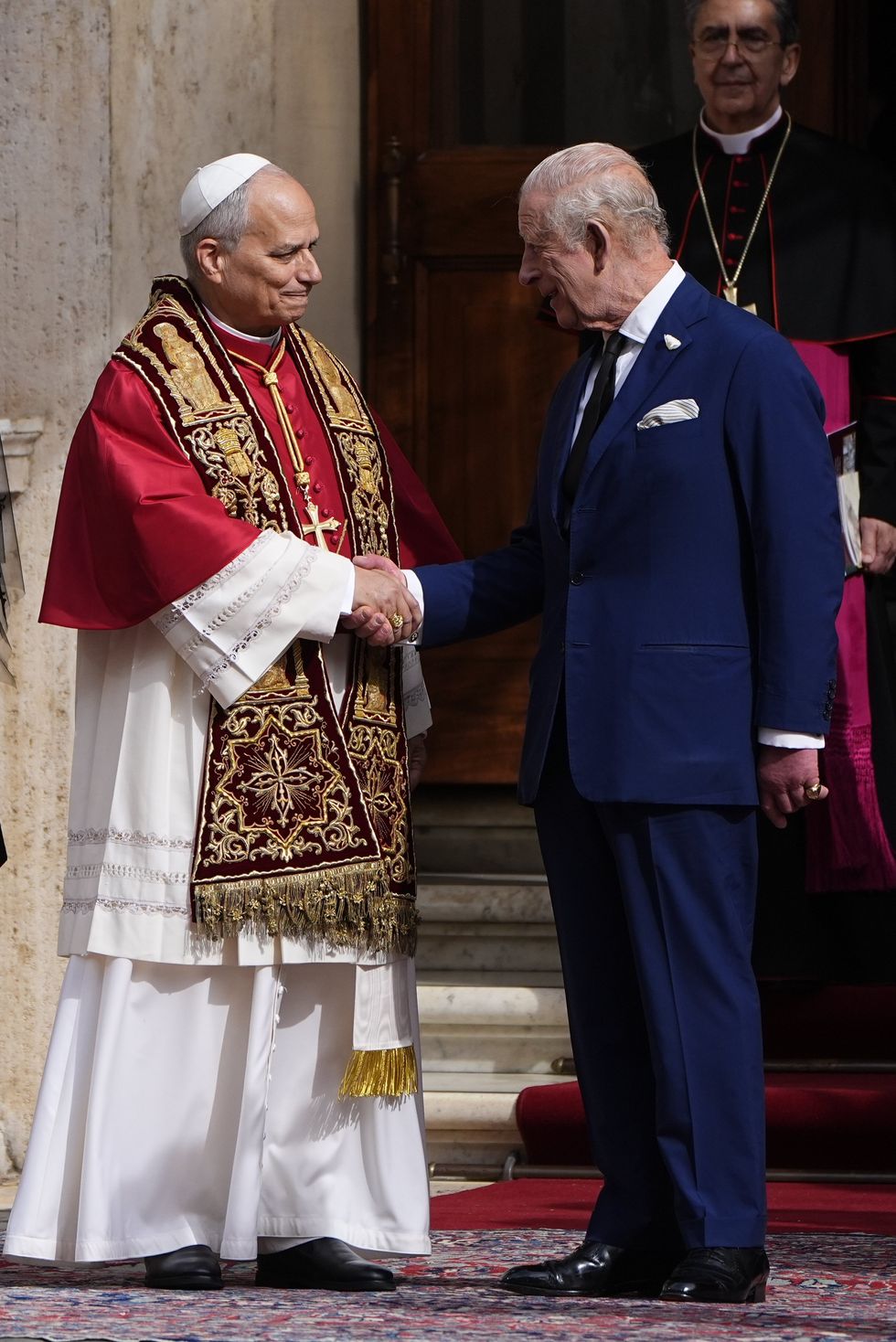 Pope Leo and King Charles