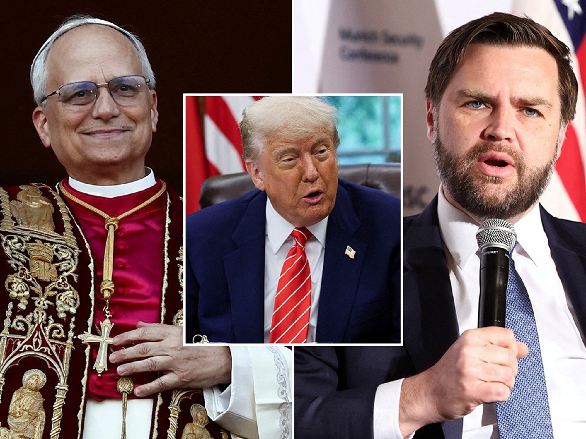 Pope Leo, Donald Trump, JD Vance