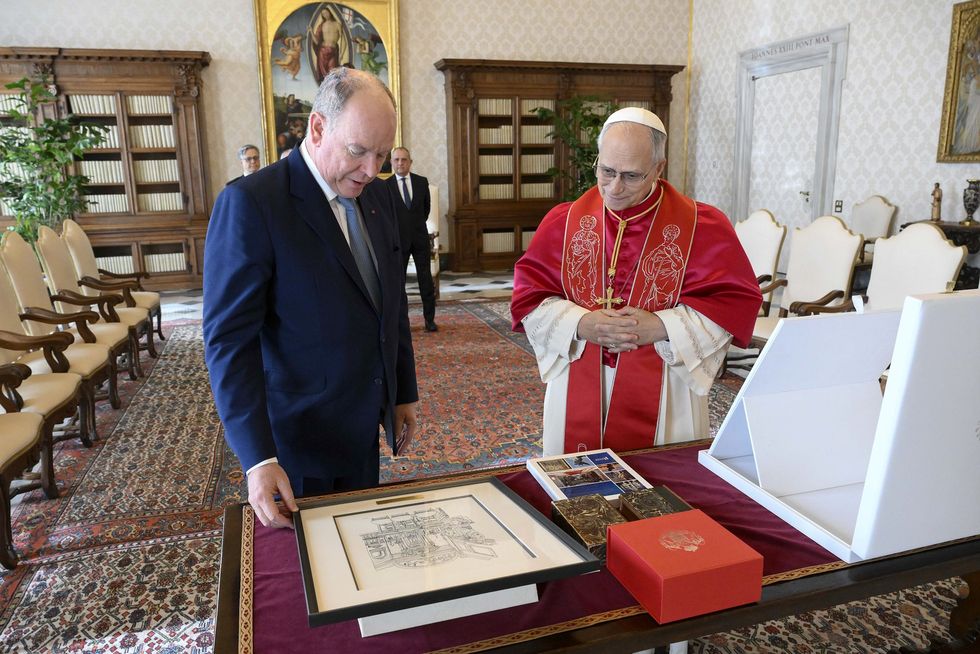 Pope Leo, Prince Albert of Monaco