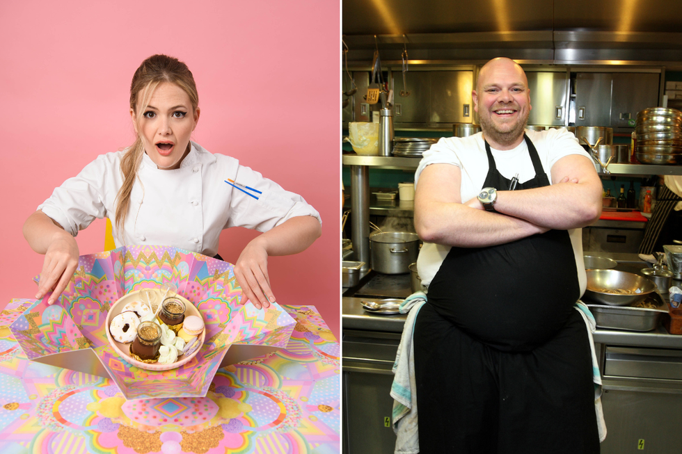 Poppy O'Toole and Tom Kerridge