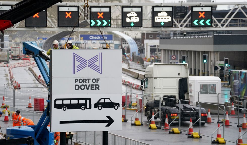 Port of Dover traffic
