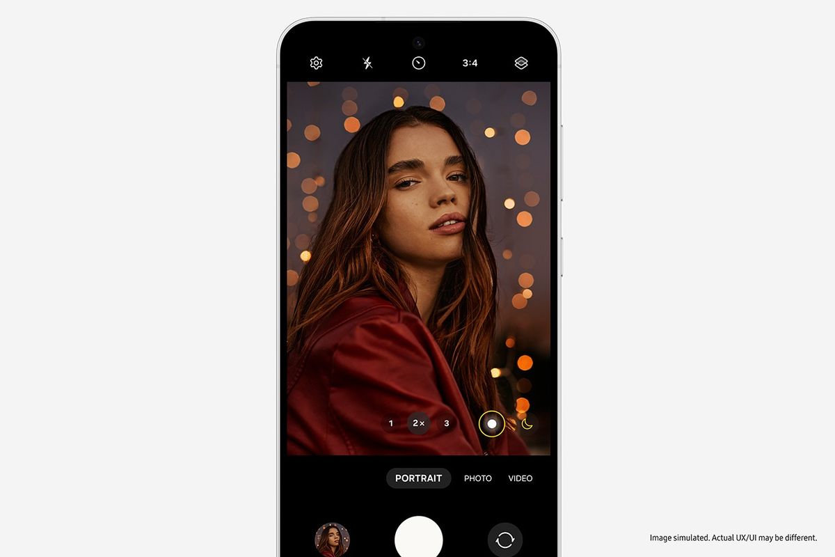 portrait mode picture shot on a galaxy s24 FE