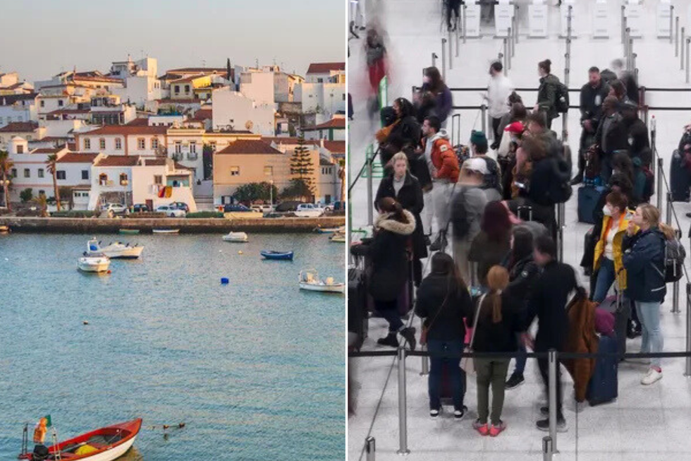 Portugal water / queues at Gatwick