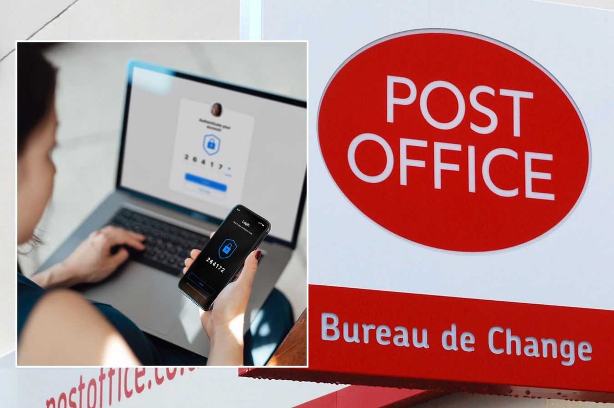 Post Office and woman using Digital ID