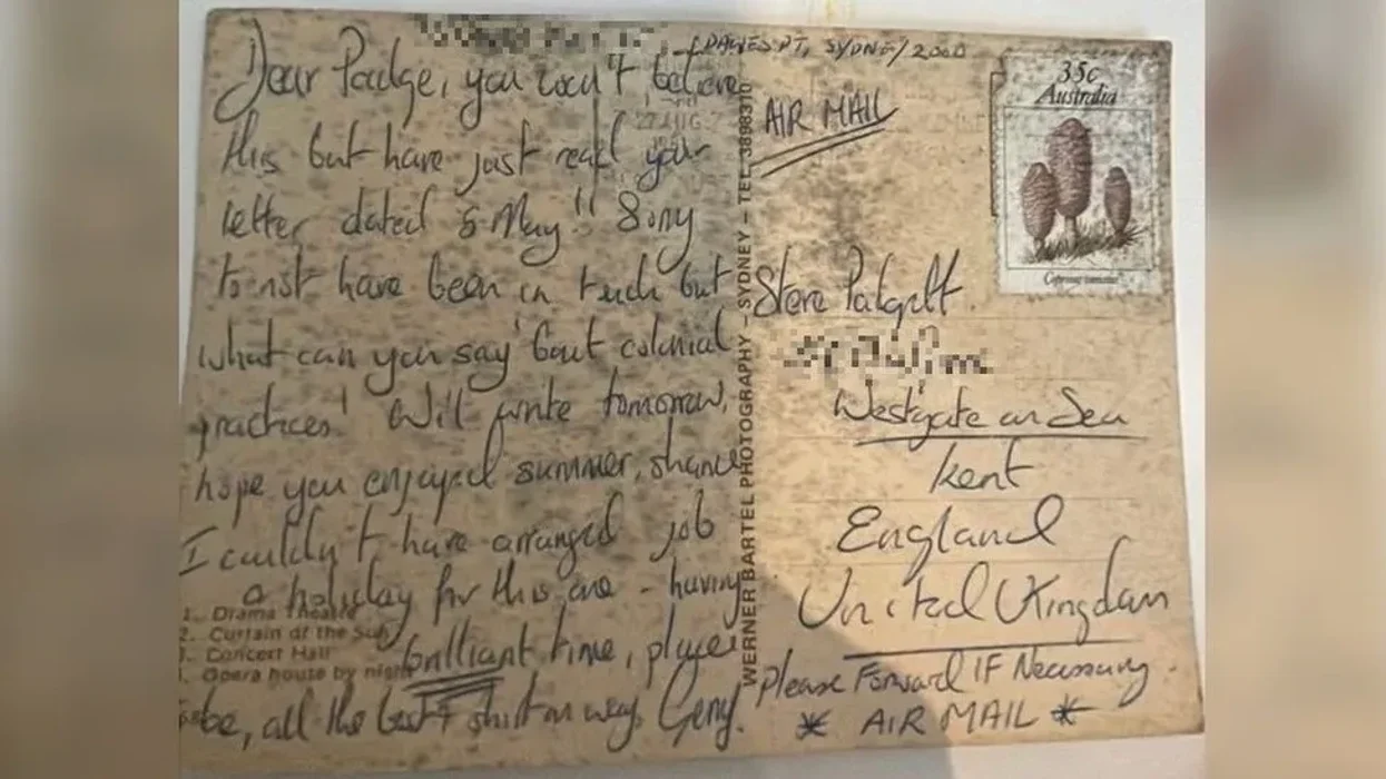Postcard arrives at Kent home 42 years late in 'mystery' post office mix up