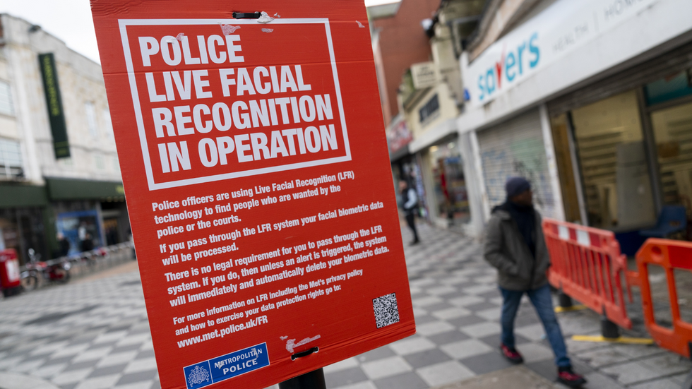 Poster about facial recognition