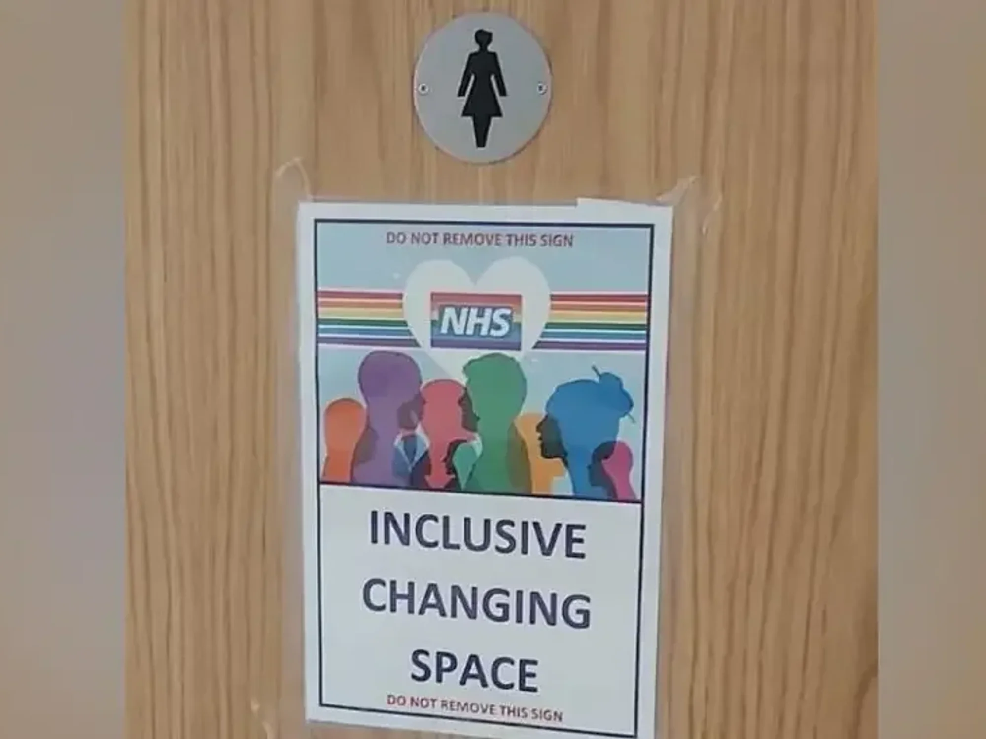 Poster for inclusive changing space