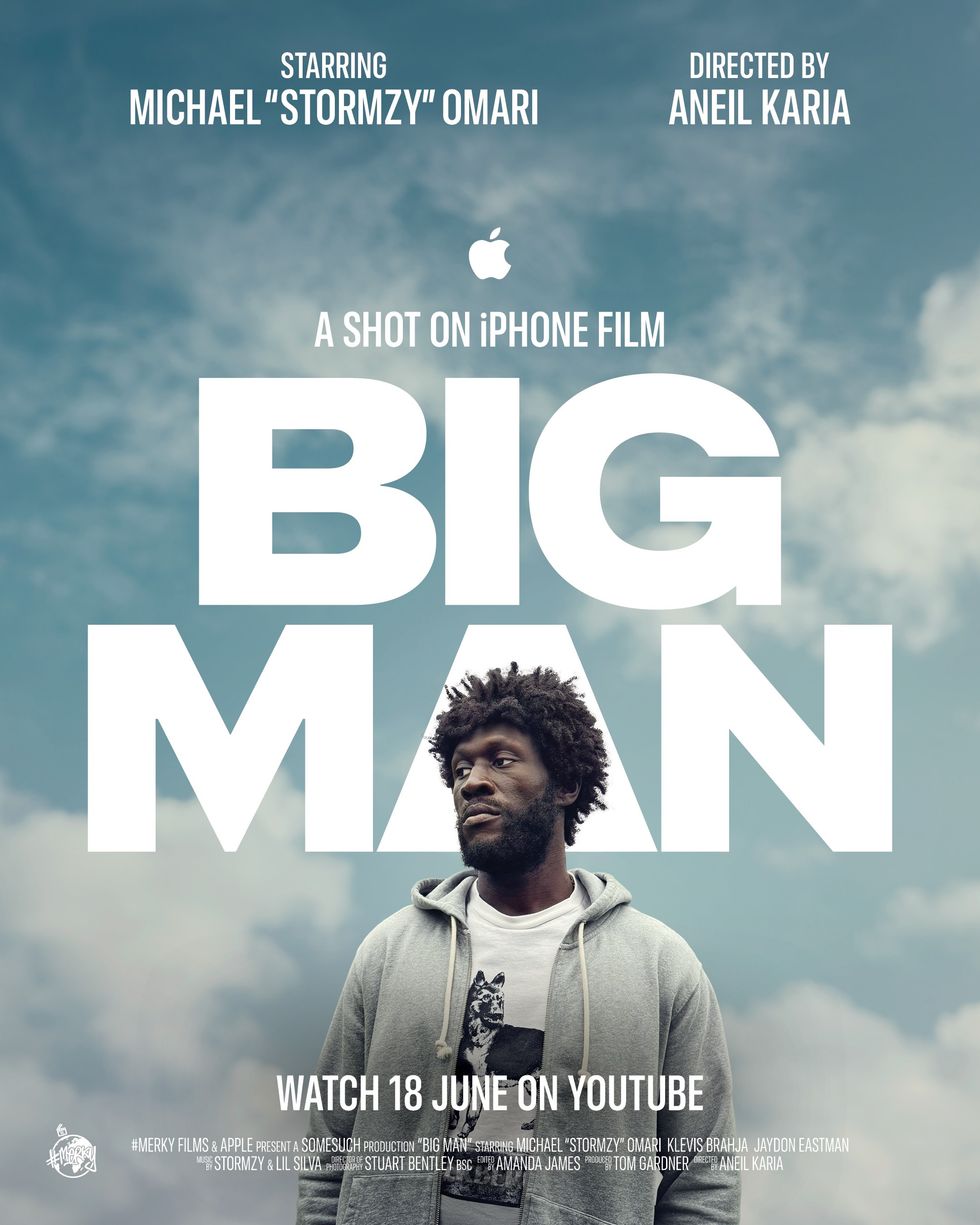 poster for short film with stormzy ahead of its youtube premiere