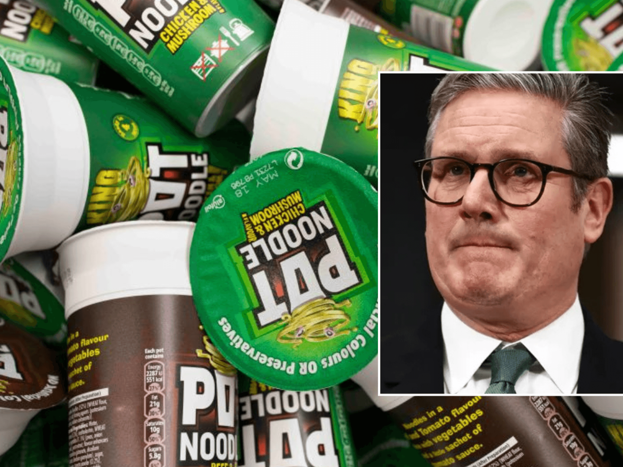 Pot Noodle and Monster Munch risk being renamed under Keir Starmer's EU reset deal