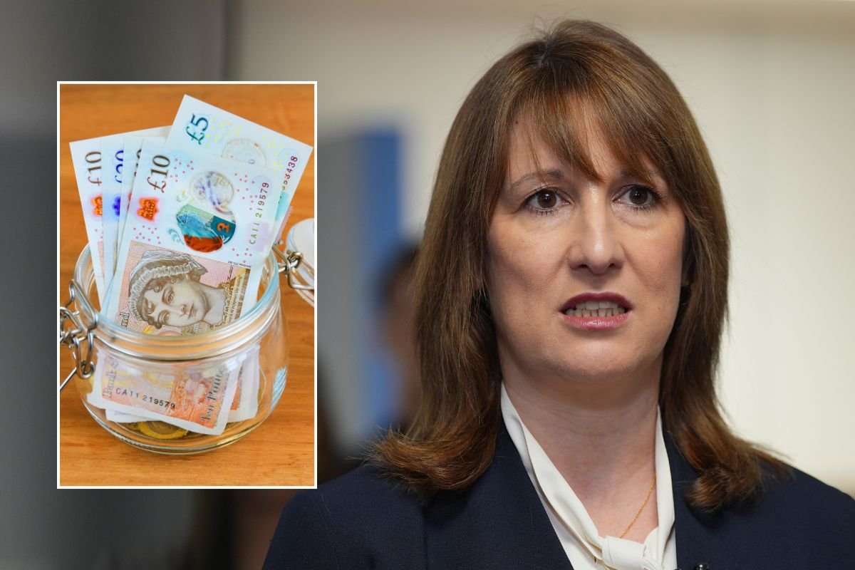 Pot of money and Chancellor Rachel Reeves