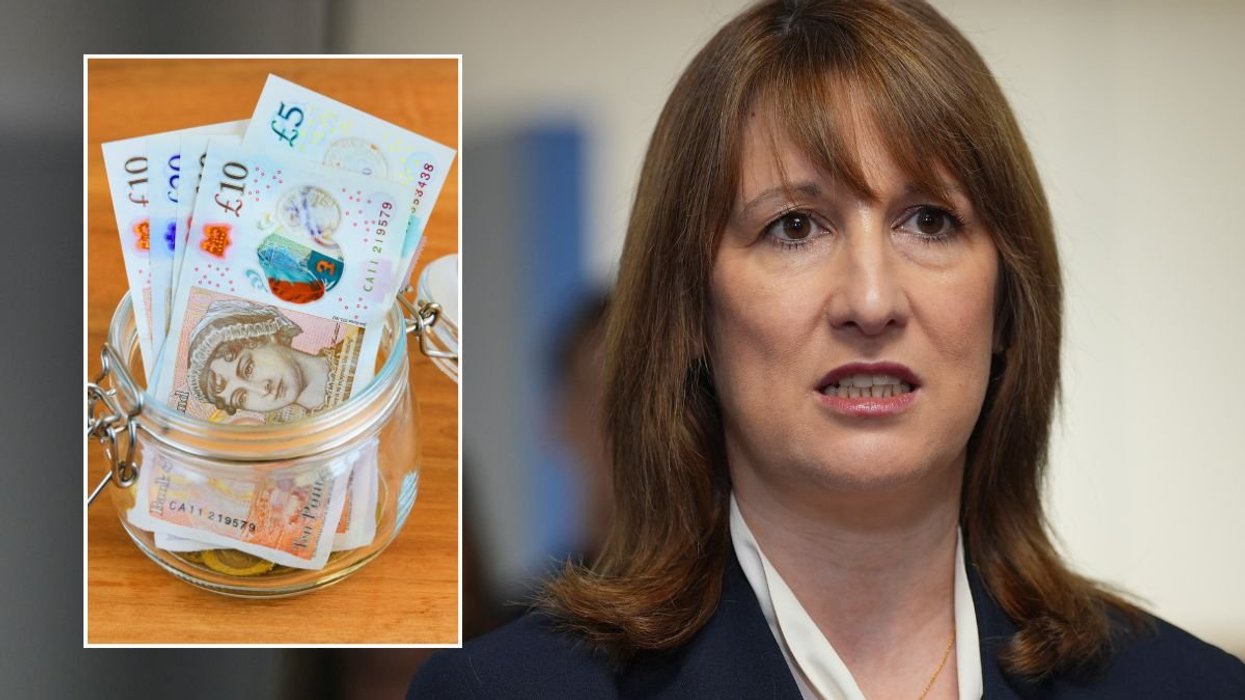 Pot of money and Chancellor Rachel Reeves