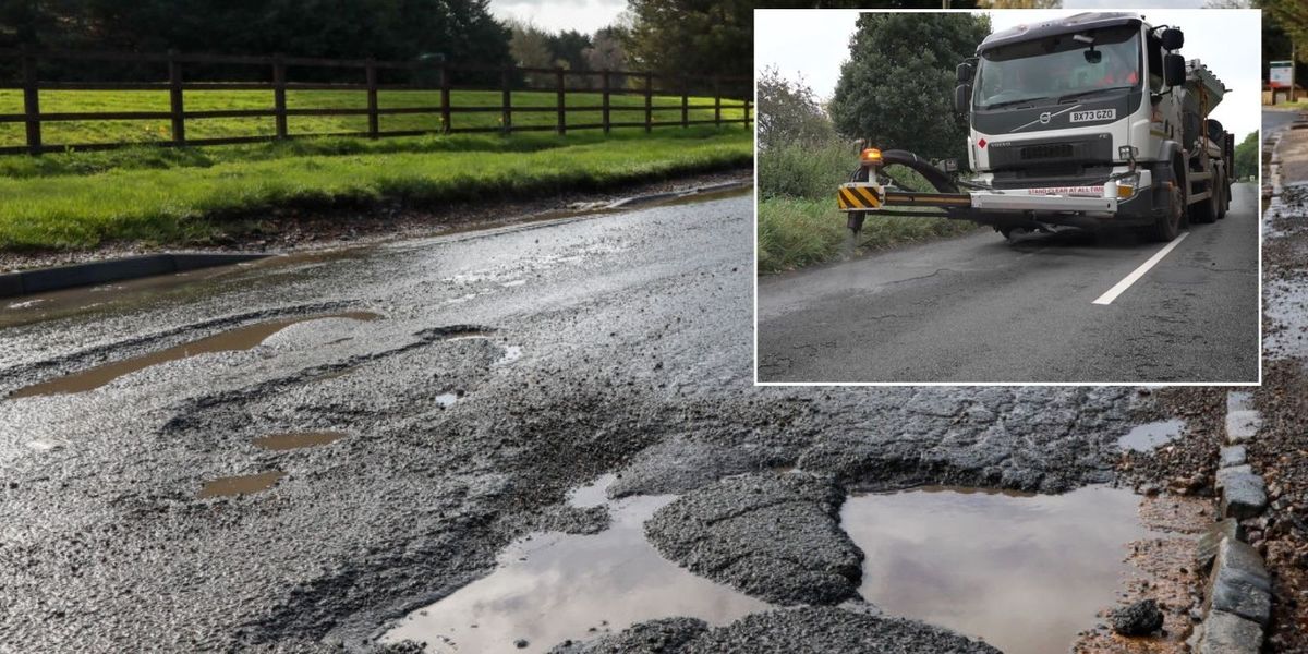 NextImg:UK pothole peril: Calls for funding boost to fix £16bn pothole backlog in autumn Budget