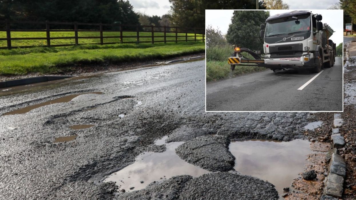 Potholes in Slough