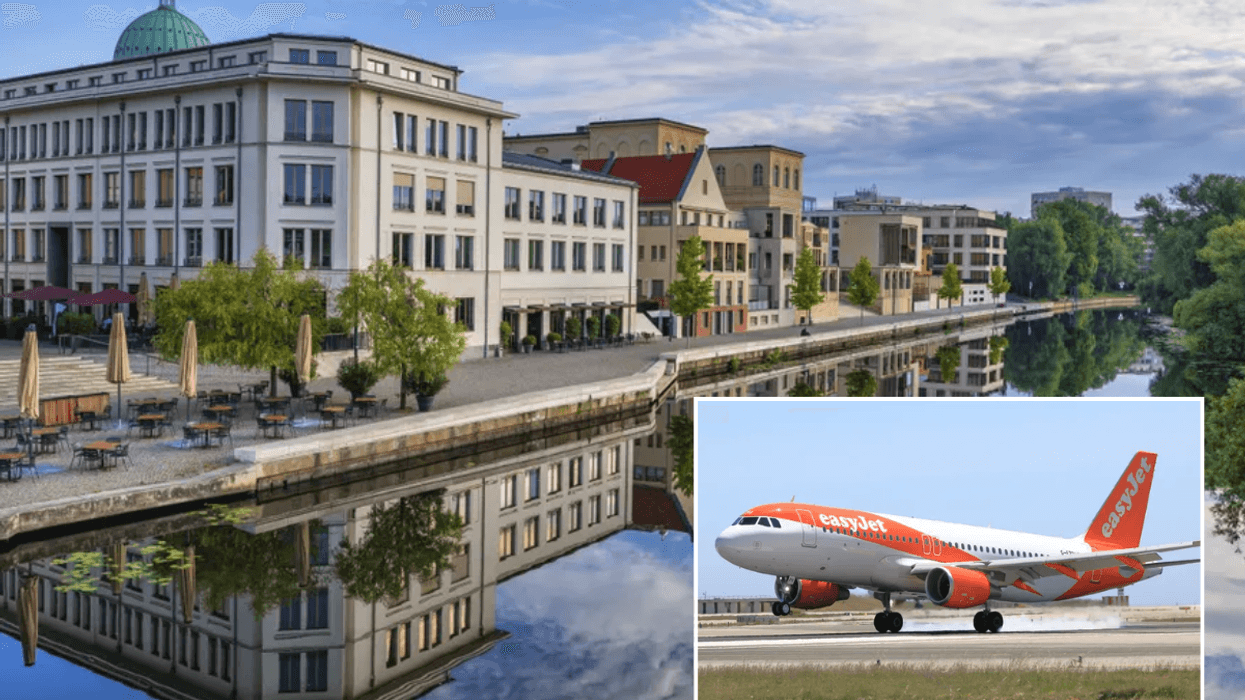 Potsdam Germany / easyJet plane