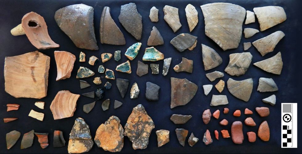 Pottery fragments