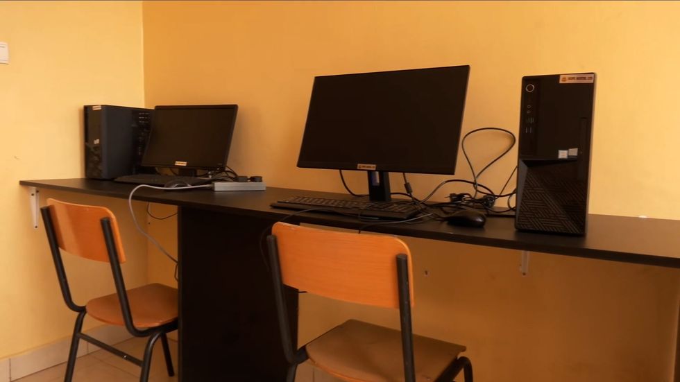 Prayer rooms have been set aside as well as computer points.