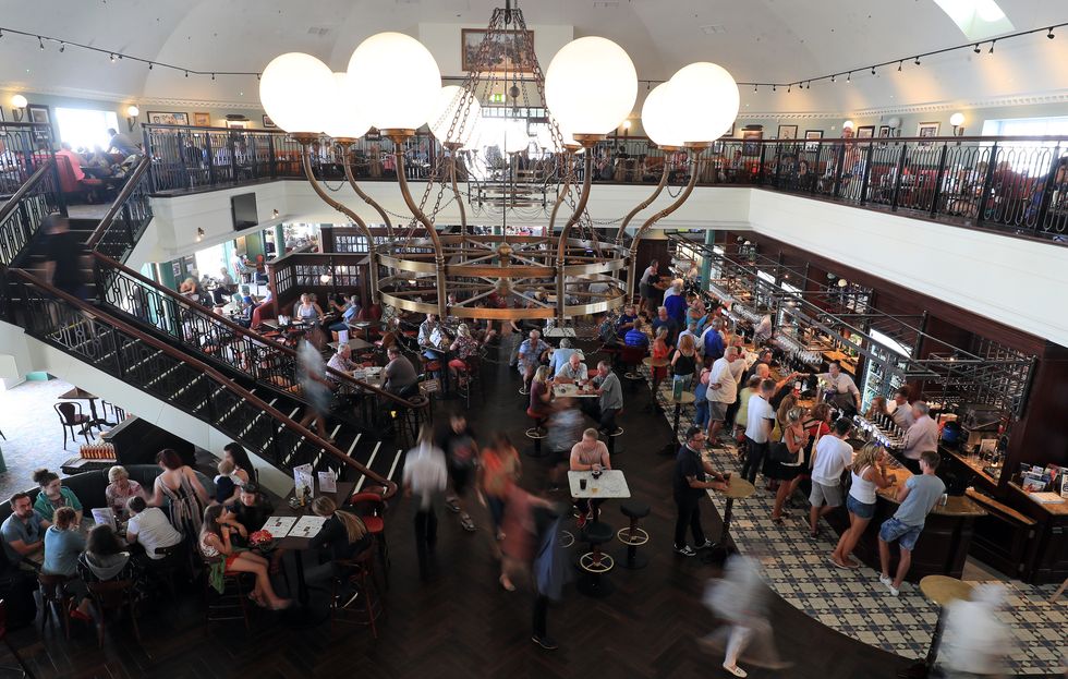 Pre-tax losses rose from 34.1 million to 154.7 million in the 12 months to July 25 compared with a year earlier, with sales falling from 1.26 billion to 773 million, although chairman Tim Martin suggested there were signs of recovery.