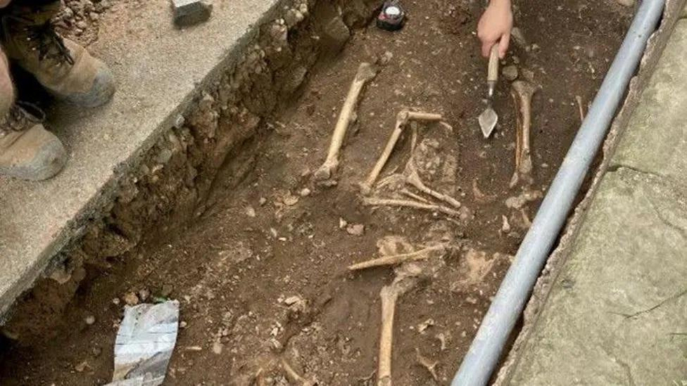 Pre-Victorian skeletons at Worcester Cathedral