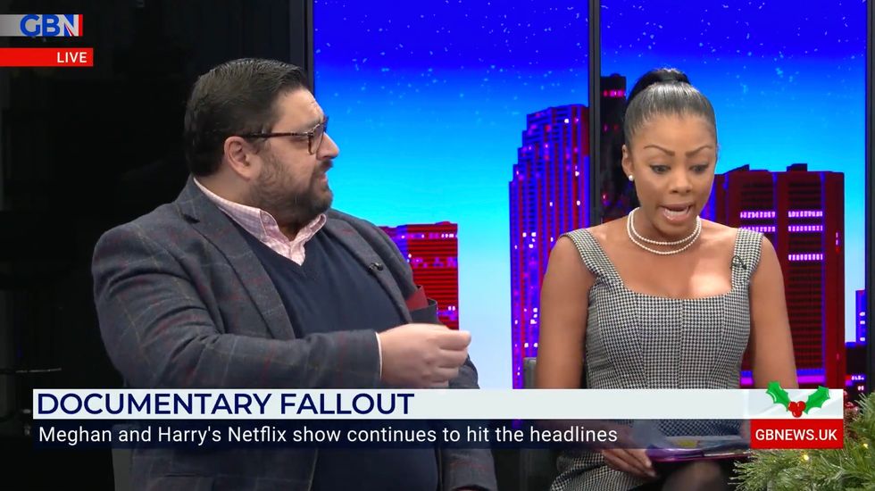 Precious Muir and Rafe Heydel-Mankoo joined Mark Dolan on GB News.