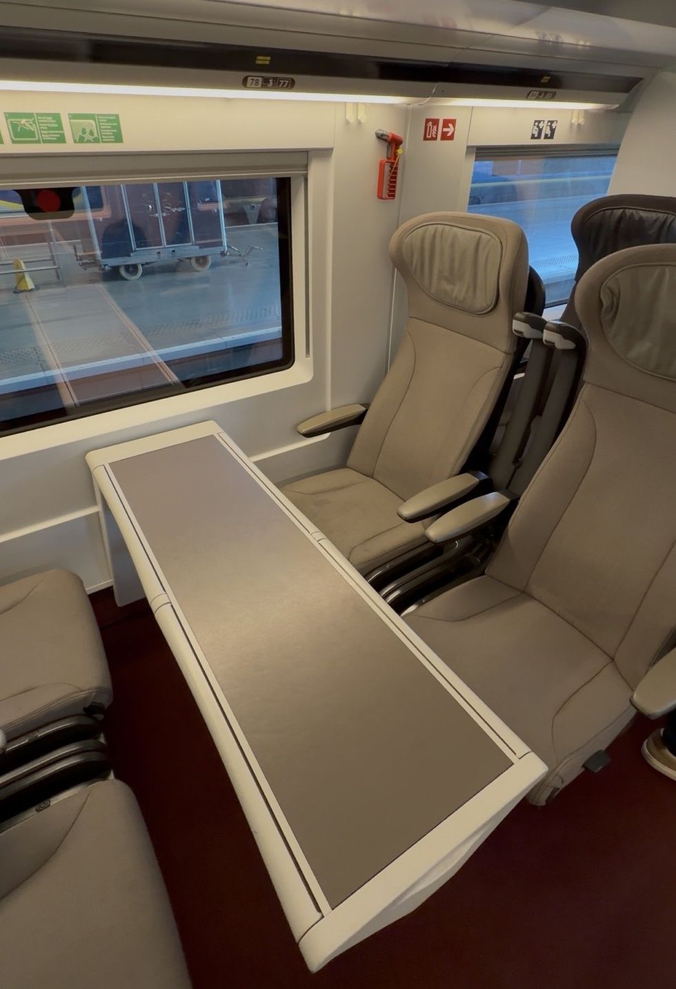 Premier seats Eurostar