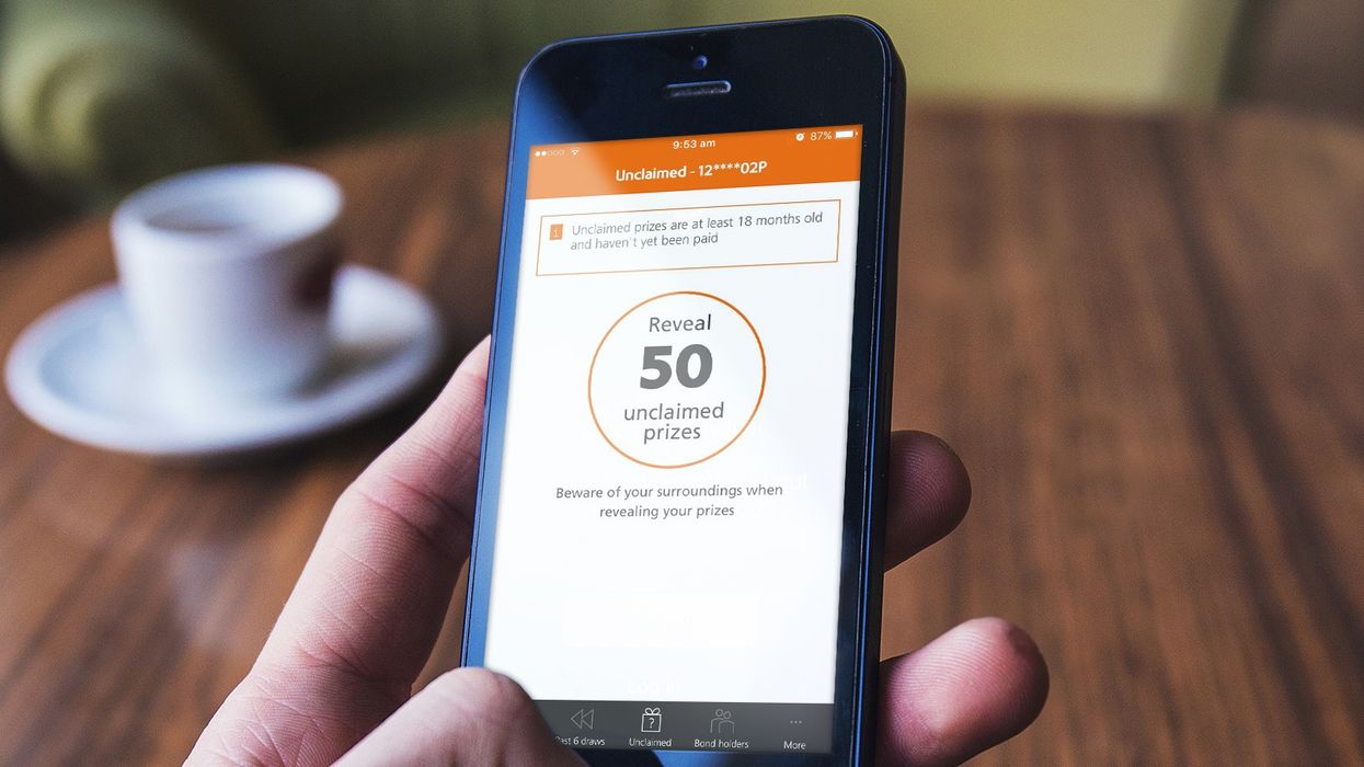 Premium Bonds prize checker app