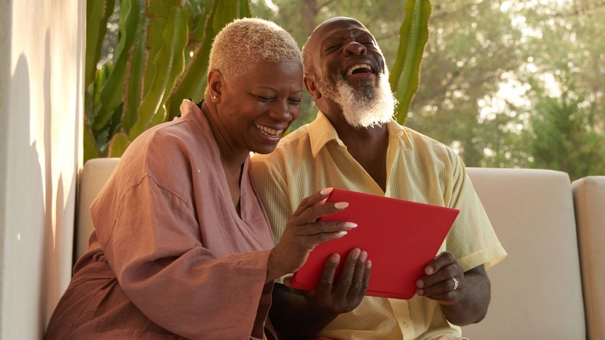 Premium Bonds winners look happy at tablet