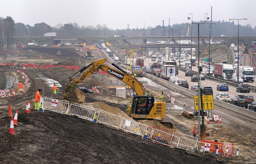 Preparations are already taking place for the M25 closure