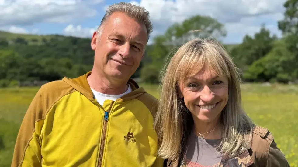 Presenters Chris Packham and Michaela Strachan