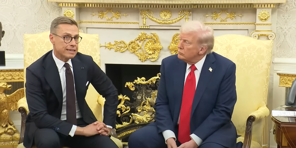 NextImg:WATCH: Finland President ducks Nobel Peace Prize question while sitting next to Donald Trump in toe-curling moment