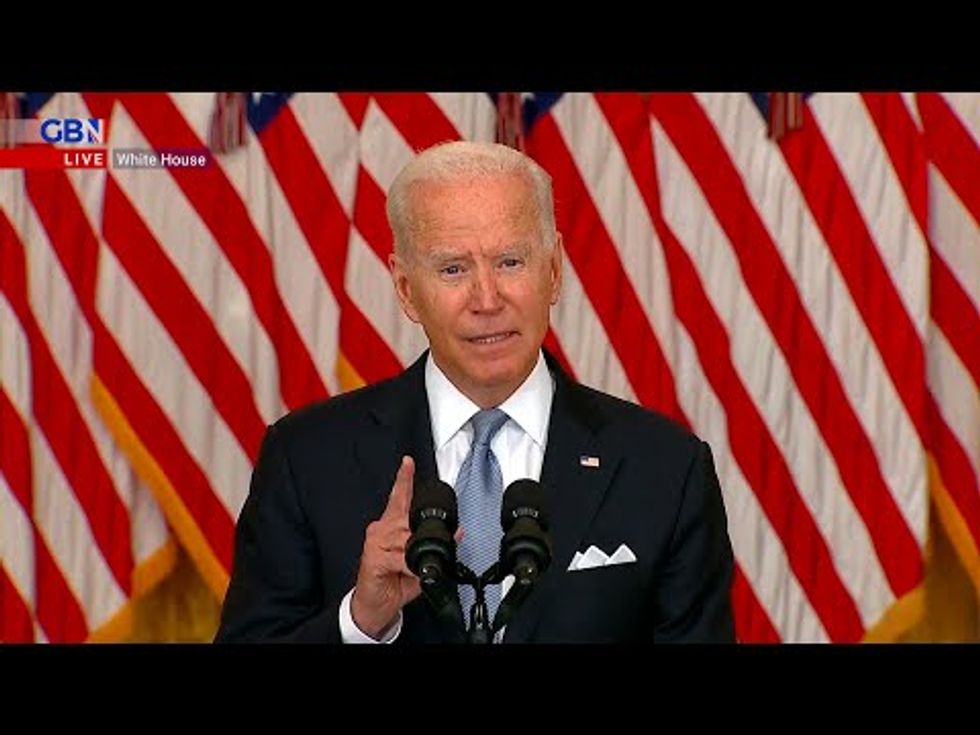 Joe Biden 'squarely behind' decision to withdraw US troops from Afghanistan