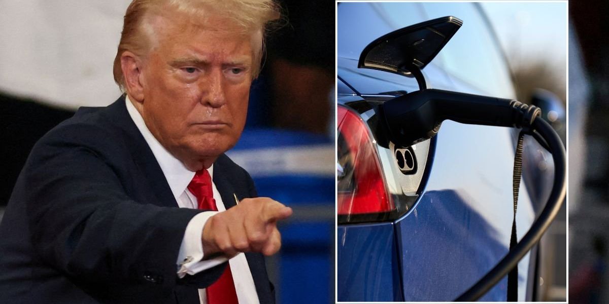 NextImg:Donald Trump declares war on electric cars as Ford boss warns EV interest will be 'way smaller'