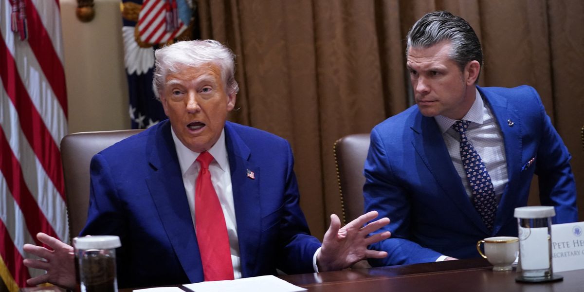 NextImg:Donald Trump told to sack Hegseth after he 'shared Houthi strike plans with wife and brother'