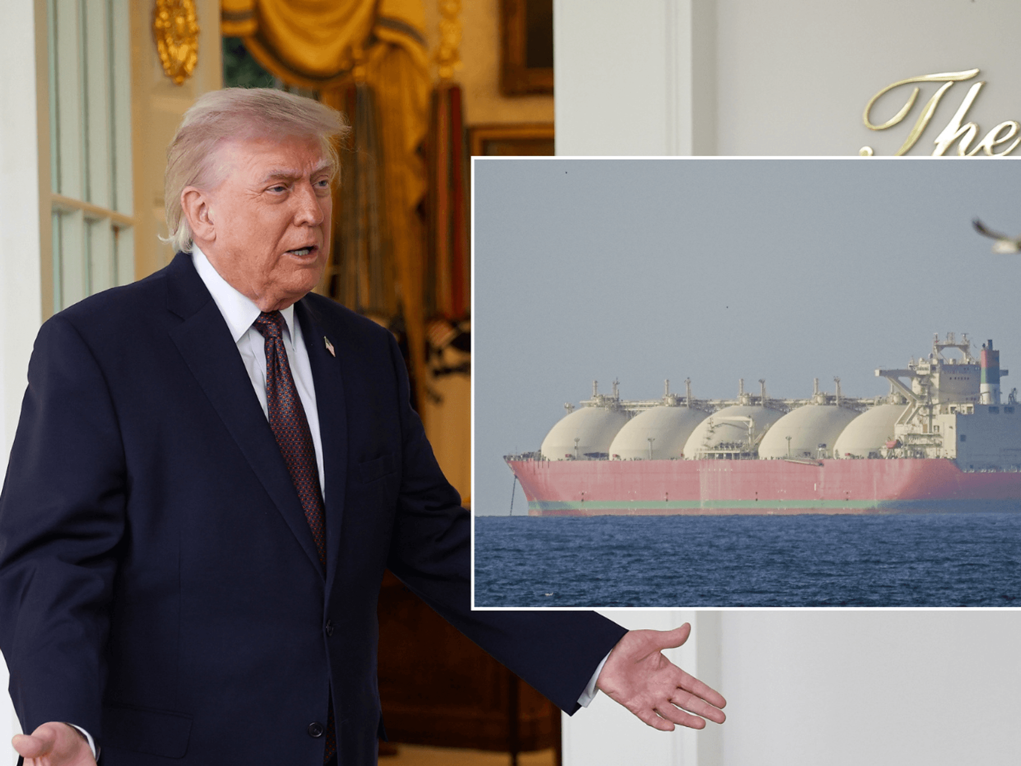 President Donald Trump's 'blockade' is in place despite a sanctioned Chinese vessel to pass through the Strait of Hormuz