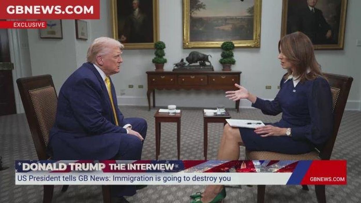 Unpredictable, tense, entertaining: Inside GB News' agenda-setting interview with Donald Trump - Mick Booker