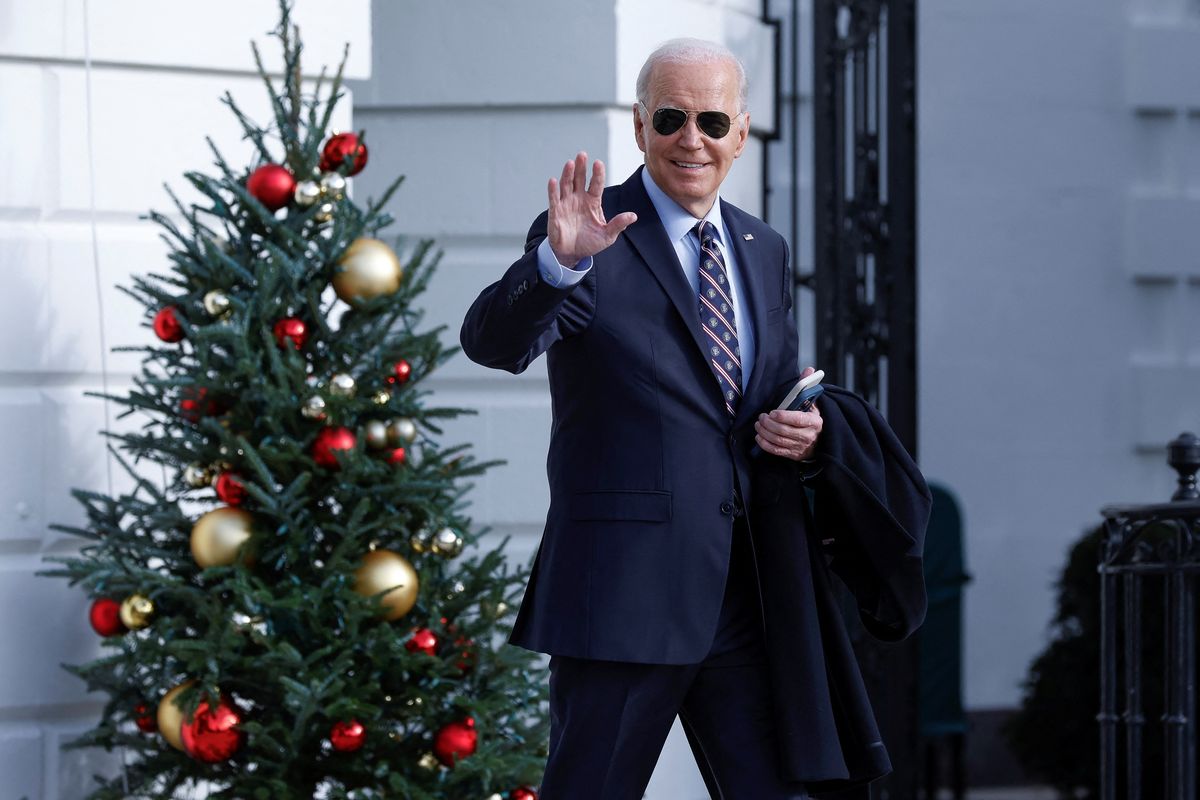 President Joe Biden departs the White House for Massachusetts, in Washington