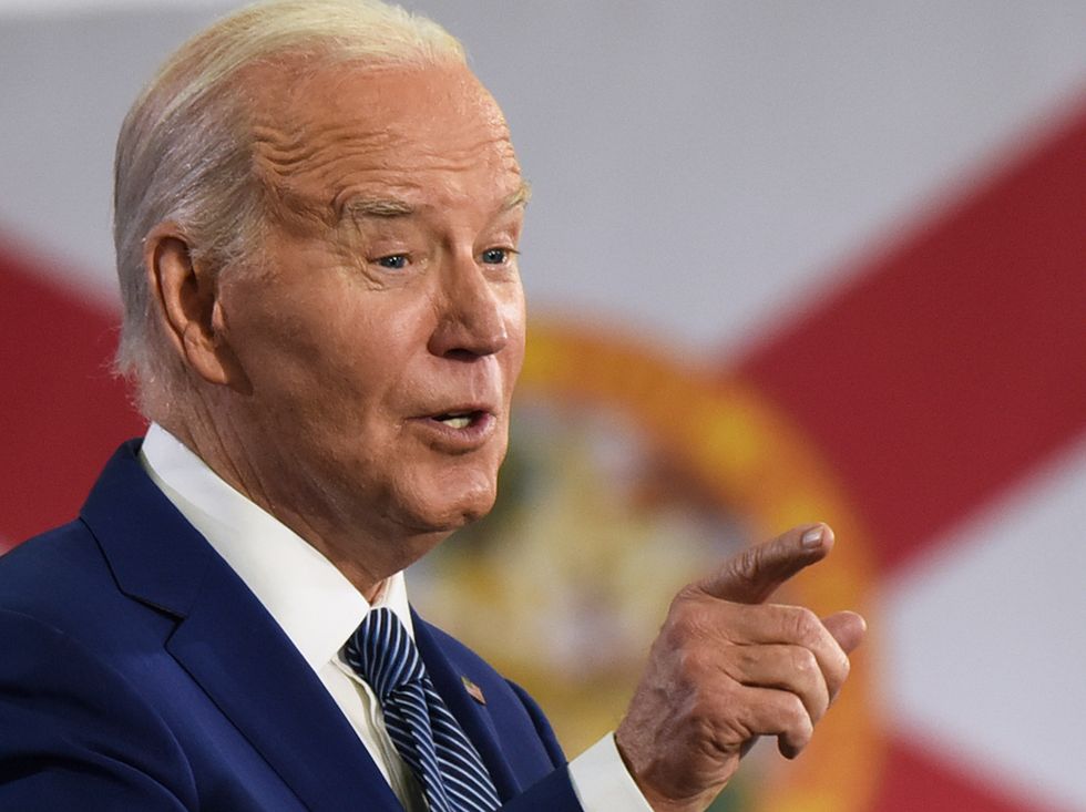 President Joe Biden speaks at a reproductive freedom event at Hillsborough Community College on April 23, 2024