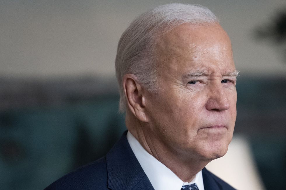 President Joe Biden speaks from the Diplomatic Room
