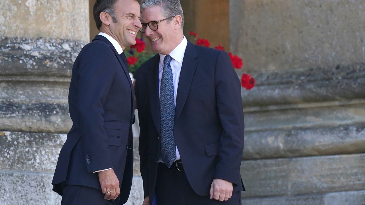 President Macron meets Sir Keir Starmer