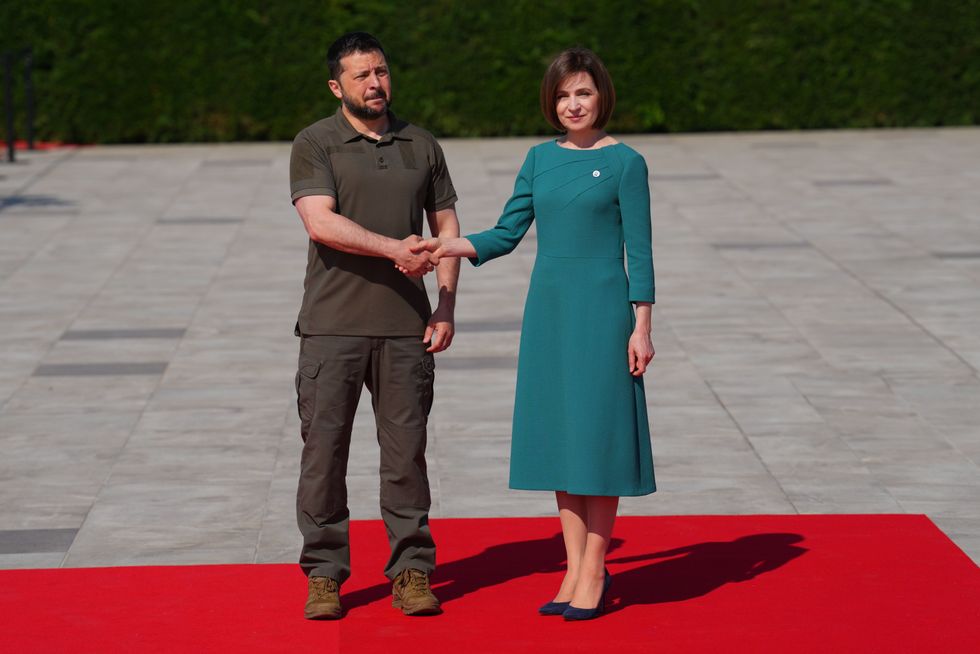 President of Moldova Maia Sandu has welcomed President of Ukraine President Volodymyr Zelensky to the EPC