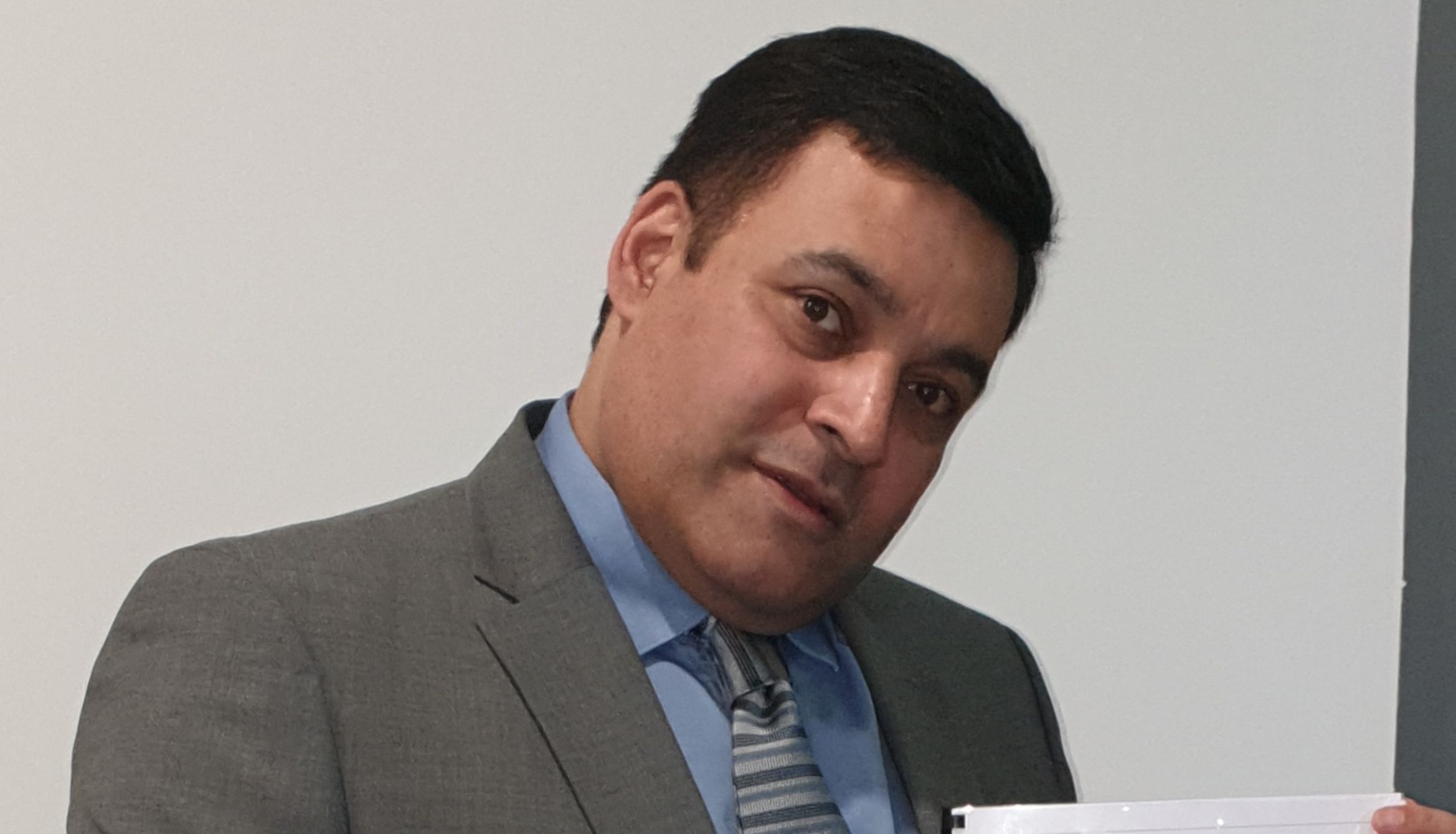 President of the Docklands Victims Association Jonathan Ganesh