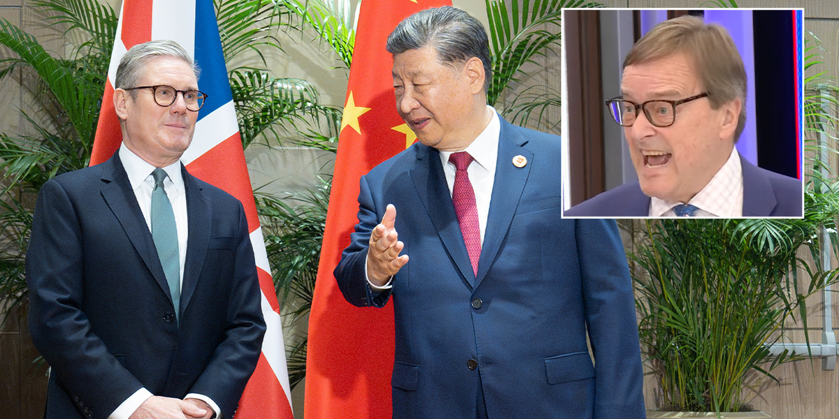 NextImg:President Xi ‘laughing his pants off’ at Keir Starmer as PM ‘raises concern’ about China
