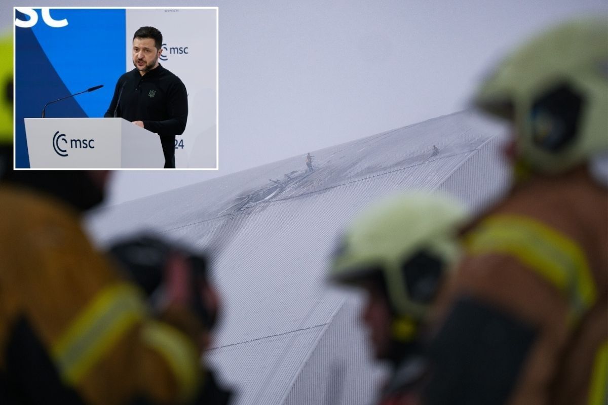 President Zelensky / firefighters at Chernobyl