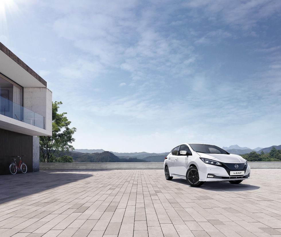 Press image of Nissan Leaf Shiro model