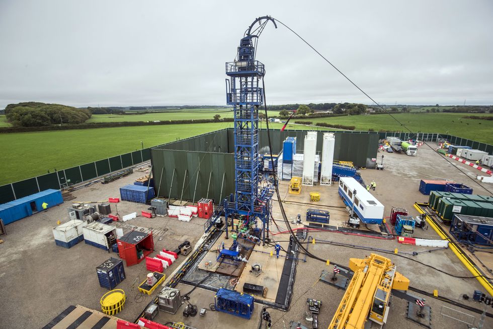 Preston New Road fracking site in Lancashire