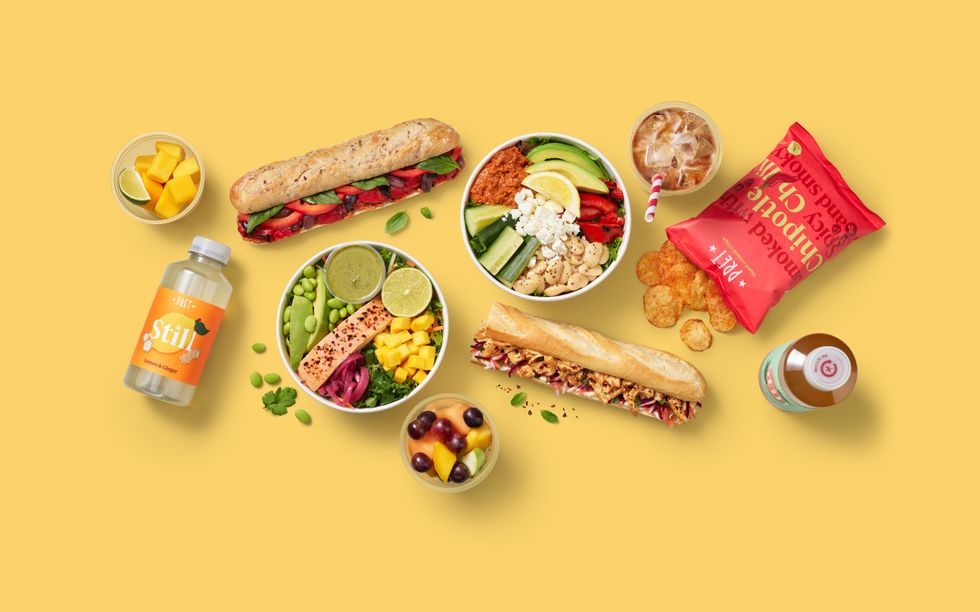 Pret A Manger new spring menu salads, drinks and baguettes