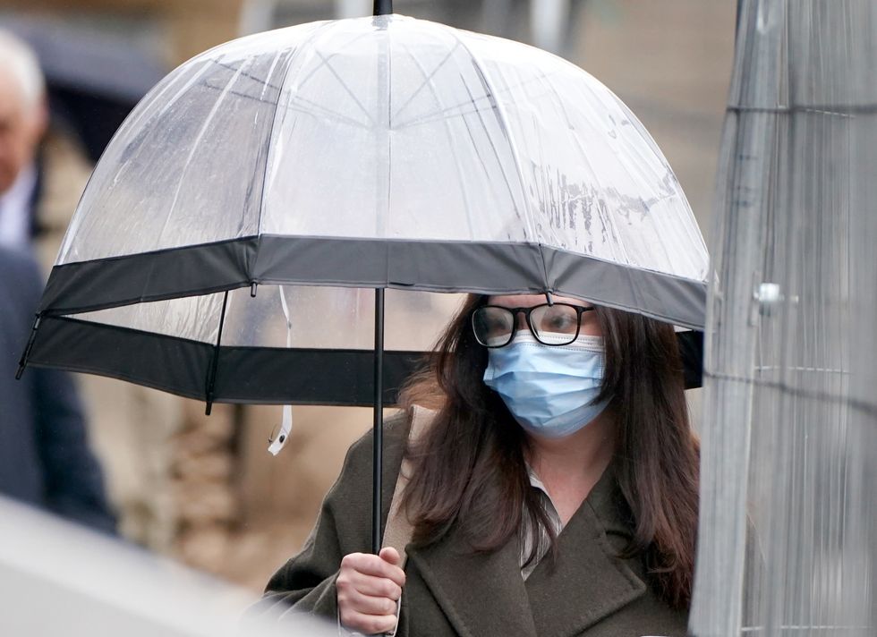 Previously unissued photo taken 4/5/2022 of Natalie McGarry arriving at Glasgow Sheriff Court. The jury has retired to consider its verdict in the trial of the former SNP MP accused of embezzling more than 25,000 from two pro-independence groups. McGarry, 40, is accused of embezzling 21,000 while treasurer of Women for Independence between April 26, 2013 and November 30, 2015. The ex-Glasgow East MP is also accused of taking 4,661 between April 9, 2014 and August 10, 2015 when she was treasurer, secretary and convener of the Glasgow Regional Association of the SNP. Issue date: Thursday May 12, 2022.