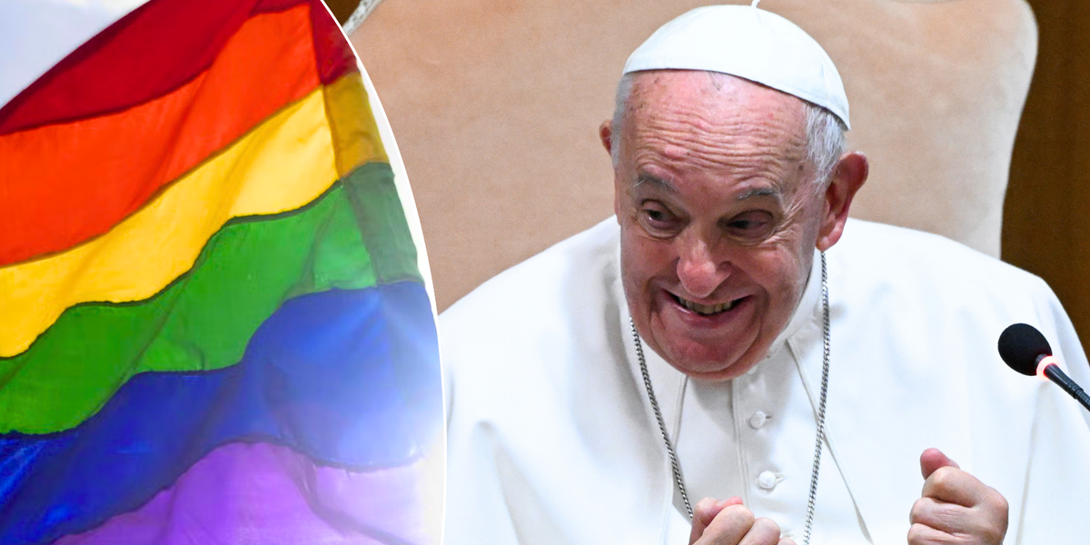 NextImg:Pope Francis slammed after saying he wouldn't admit gay men into seminaries as there is 'too much f**gotness already'