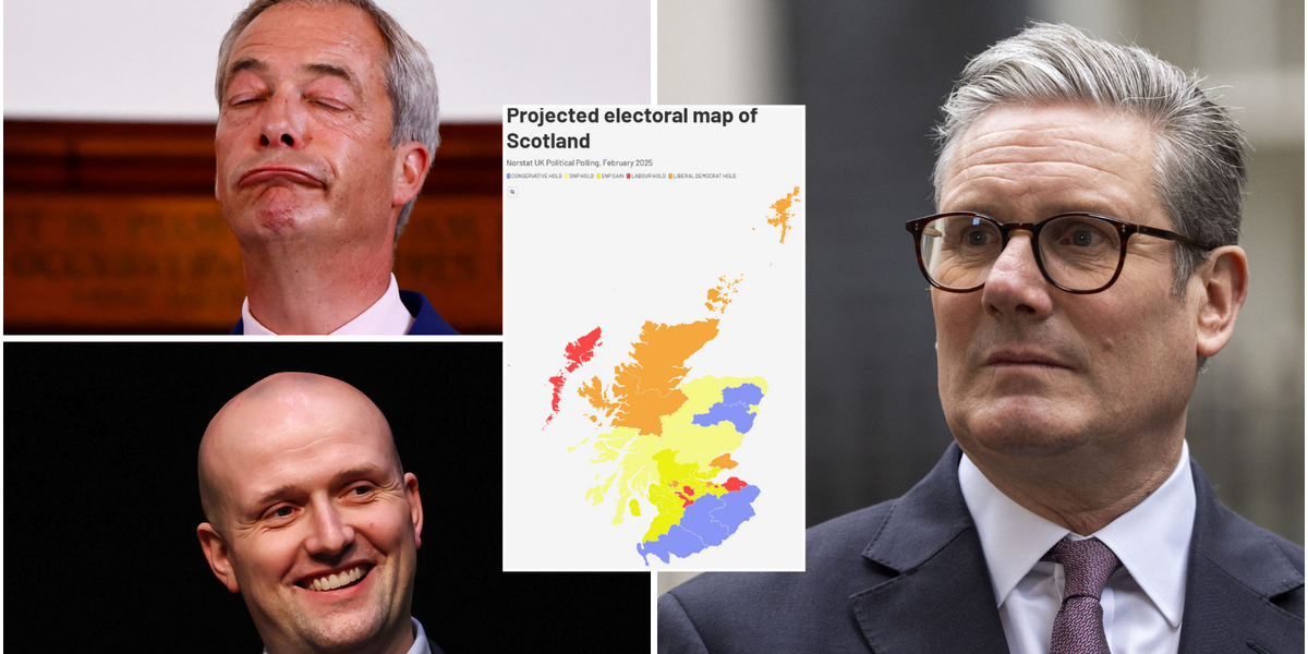 NextImg:‘Wow!’ Labour set to lose 83% of seats in Scotland as voters desert Starmer – but for who?
