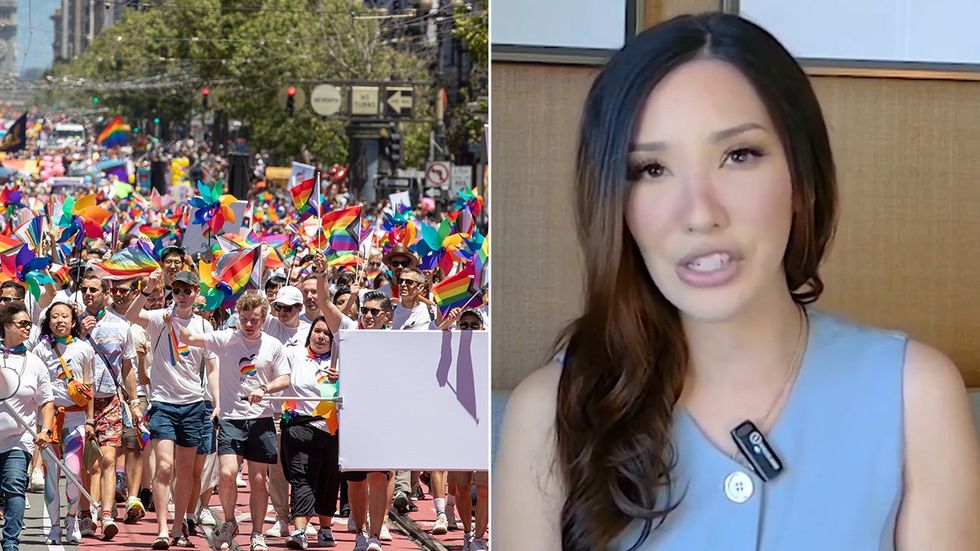 Pride march and Lauren Chen
